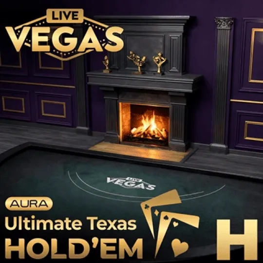 Ultimate Texas Hold'em Aura H Live Vegas